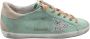 Golden Goose Klassieke Super Star Sneakers met Glitter Green Dames - Thumbnail 1