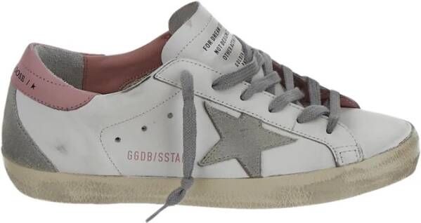 Golden Goose Sneakers met versleten effect en sterrenlogo Beige Dames