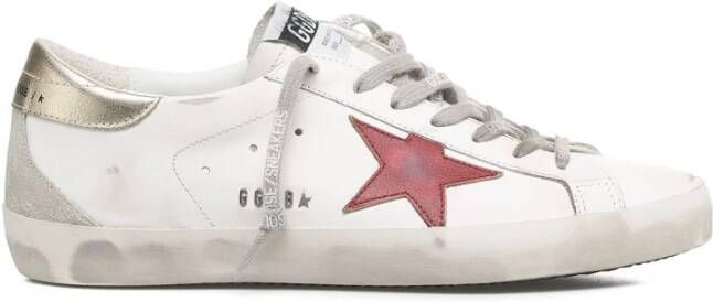 Golden Goose Klassieke Witte Super Star Sneakers White Heren