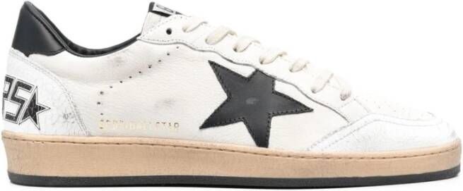 Golden Goose Klassieke Wit Zwart Ball Star Sneakers White Heren