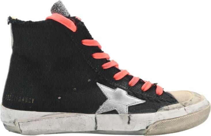 Golden Goose Kristal Tong Zwart Jeans Sneakers Black Dames