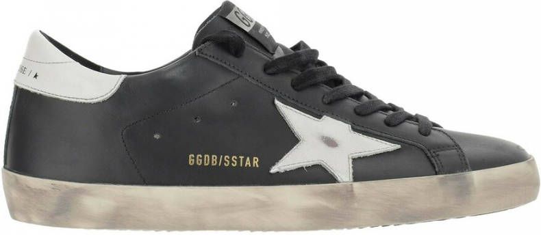 Golden Goose Scarpa Donna Super-Star Leather Upper Shiny Leather Star AND Heel