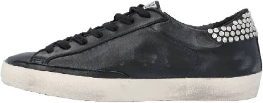 Golden Goose Leather sneakers Black Heren