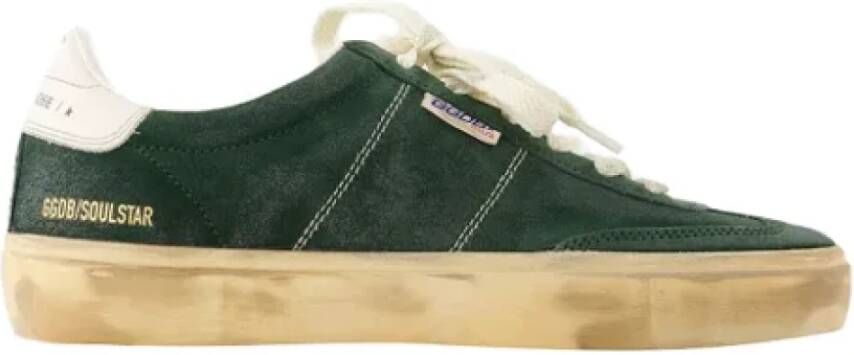 Golden Goose Leather sneakers Green Dames