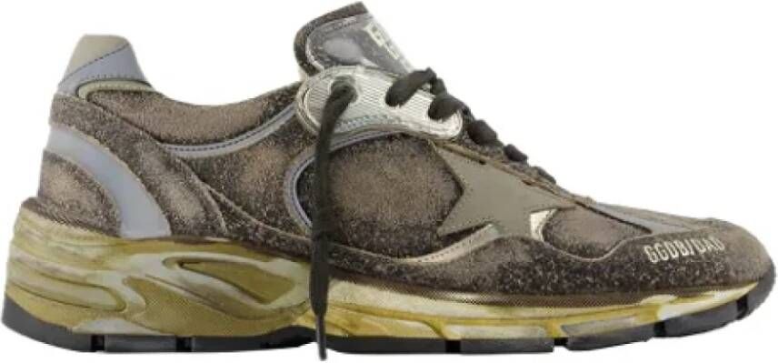 Golden Goose Leather sneakers Green Heren