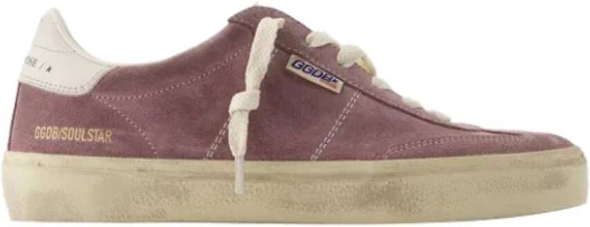 Golden Goose Leather sneakers Purple Dames