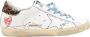 Golden Goose Leopard Horsy Red Beige Sneakers White Dames - Thumbnail 1