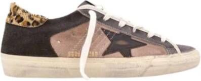 Golden Goose Leopard Print Star Sneakers Multicolor Dames