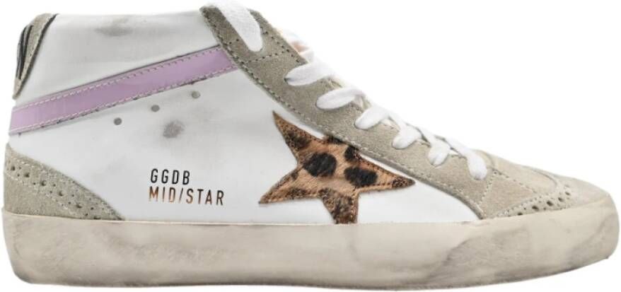 Golden Goose Leopard Star Sneakers Multicolor Dames