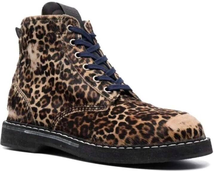 Golden Goose Leopard Veterschoenen Brown Dames