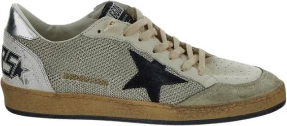 Golden Goose Leren Ball Star Sneakers Gray Heren