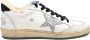 Golden Goose Leren Ball Star Sneakers Wit Zilver Zwart White Dames - Thumbnail 1