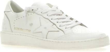 Golden Goose Leren Bovenwerk Ballstar Sneakers White Heren