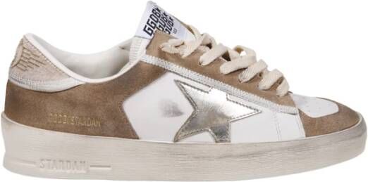 Golden Goose Leren en Suède Ster Hak Schoenen Brown Dames