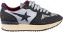 Golden Goose Leren Lage Sneakers Grijs Zilver Multicolor Dames - Thumbnail 1