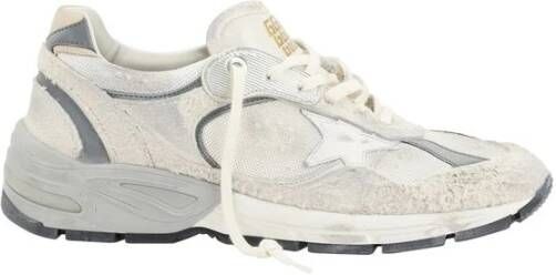 Golden Goose Leren Running Dad Sneakers White Heren