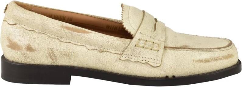 Golden Goose Leren Schoenen Deluxe Stijl Beige Dames