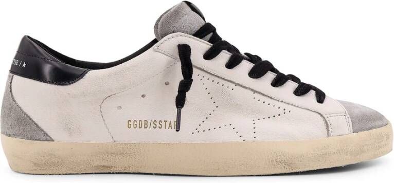 Golden Goose Leren Skate Sneakers met Sterdetail White Heren