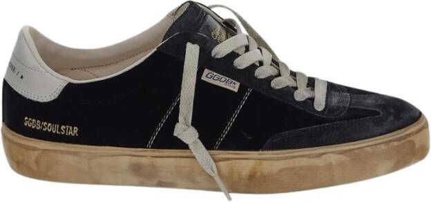 Golden Goose Leren Soul Star Sneakers Black Heren