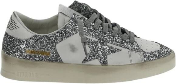 Golden Goose Leren Stardan Sneaker Gray Dames