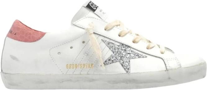Golden Goose Distressed Sneakers met Star Patch White Dames