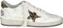 Golden Goose Luipaardprint Leren Sneakers White Dames - Thumbnail 1