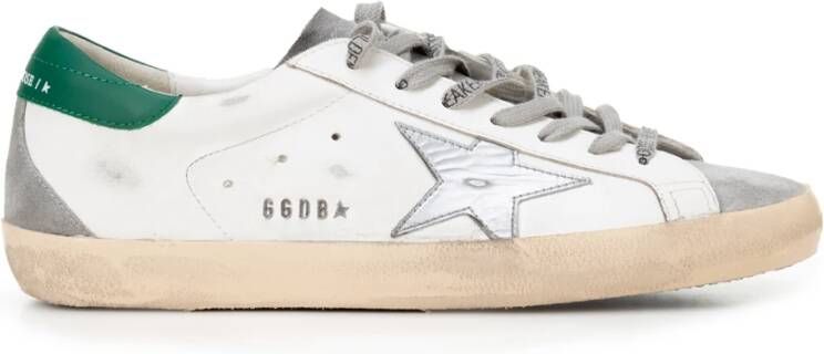 Golden Goose Metallic Pinafore Sneakers Wit Heren