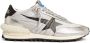 Golden Goose Metallic Star Print Sneakers Gray Dames - Thumbnail 7