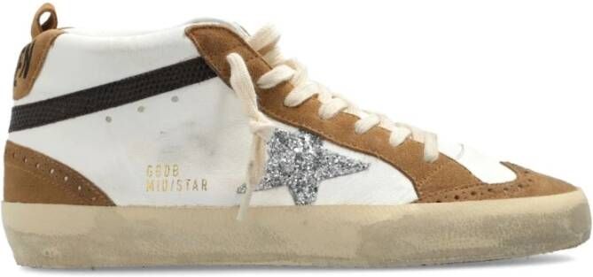 Golden Goose Mid Star Leren High Top Sneakers Multicolor Dames