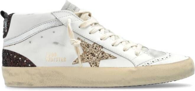 Golden Goose Mid Star Leren High Top Sneakers Multicolor Dames