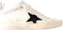 Golden Goose Mid Star Leren Sneakers Wit Zwart White Dames - Thumbnail 1