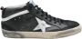 Golden Goose Mid Star Zwarte Sneakers Black Heren - Thumbnail 1