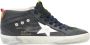 Golden Goose Midstar Dark Brown White Sneakers Gray Dames - Thumbnail 1