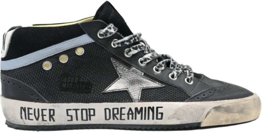 Golden Goose Midstar Zwart Donkergrijs Sneakers Black Heren