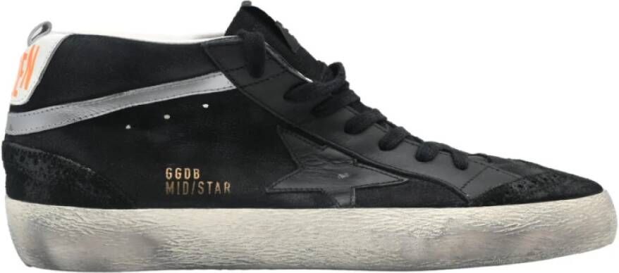 Golden Goose Midstar Zwart Zilver Wit Sneakers Black Heren