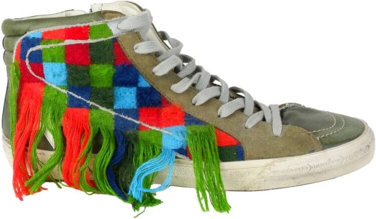 Golden Goose Multicolor Leren High Top Sneakers Multicolor Heren