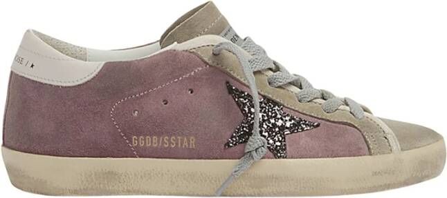 Golden Goose Sportschoenen Super-Star Classic Met Lijst Purple Dames