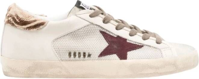 Golden Goose Canvas en Leren Super-Star Sneakers Multicolor Dames