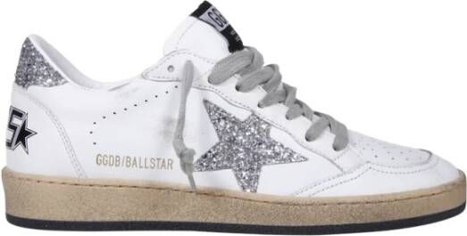 Golden Goose Witte Grijze Sneakers met Ster Logo Multicolor Heren