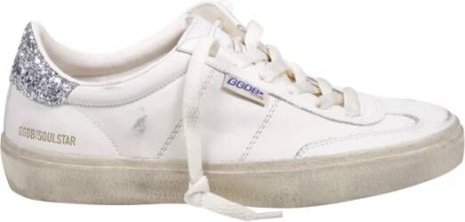 Golden Goose Nappa Leren Glitter Hak Schoenen White Dames