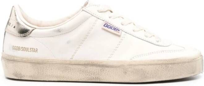 Golden Goose Nappa Leren Tong Hiel Schoenen White Dames