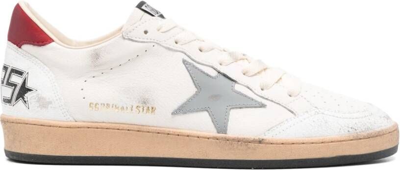 Golden Goose Nappa Suède Leren Ster Hiel White Heren