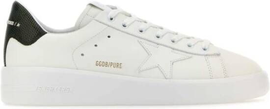 Golden Goose Nieuwe Witte Leren Sneakers White Heren