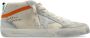 Golden Goose Oranje details hoge sneakers White Heren - Thumbnail 1