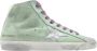 Golden Goose Paarse Francy Sneakers met Rits Green Dames - Thumbnail 1