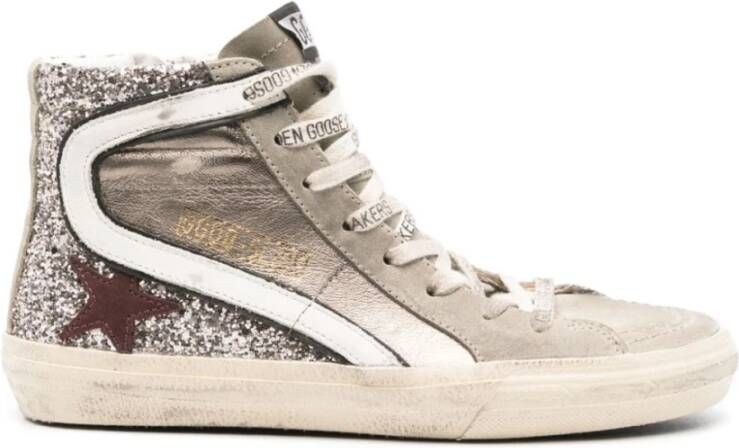 Golden Goose Paillet Sneakers Brown Dames