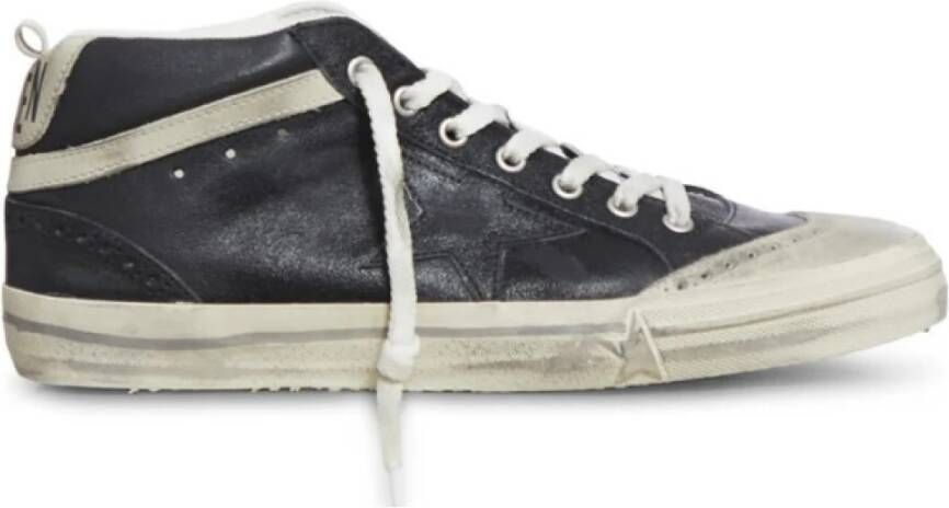 Golden Goose Platte schoenen in goud Black Heren