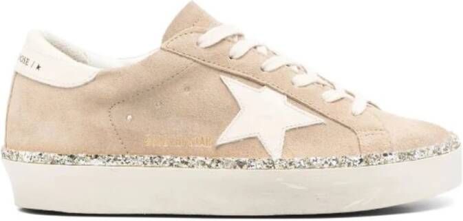 Golden Goose Platte schoenen in gouden stijl Beige Dames