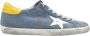 Golden Goose Powder Blue White Yellow Superstar Sneakers Blue Heren - Thumbnail 1