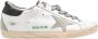 Golden Goose Python Print Sneakers Wit Militair White Dames - Thumbnail 1